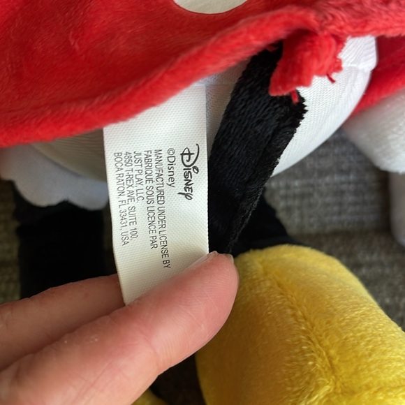 NWT DISNEY MICKEY MOUSE & MINNIE PLUSH DOLL SET 15 INCH STUFFED ANIMAL JUST PLAY - Picture 10 of 12